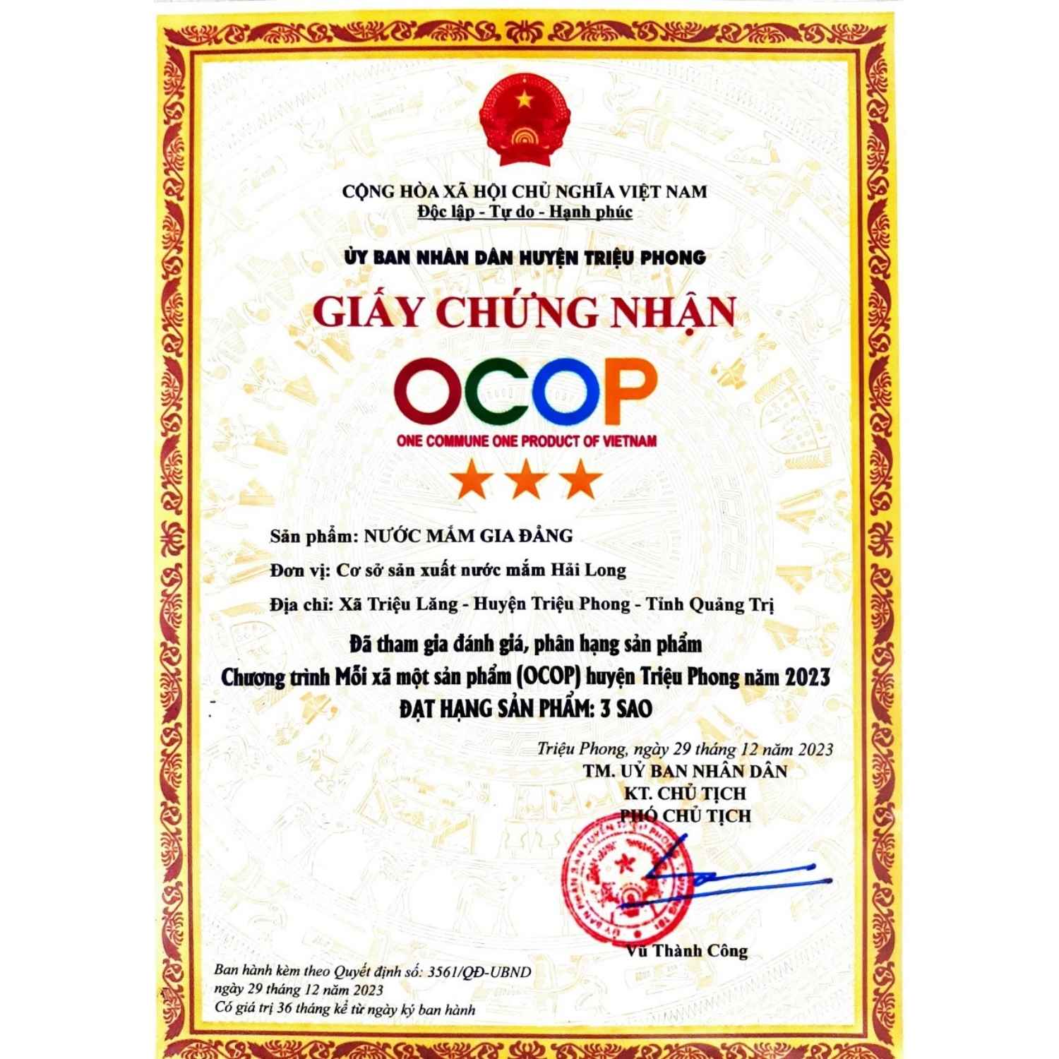 Nước Mắm Gia Đẳng - Nước Mắm Truyền Thống Sạch & Nguyên Chất