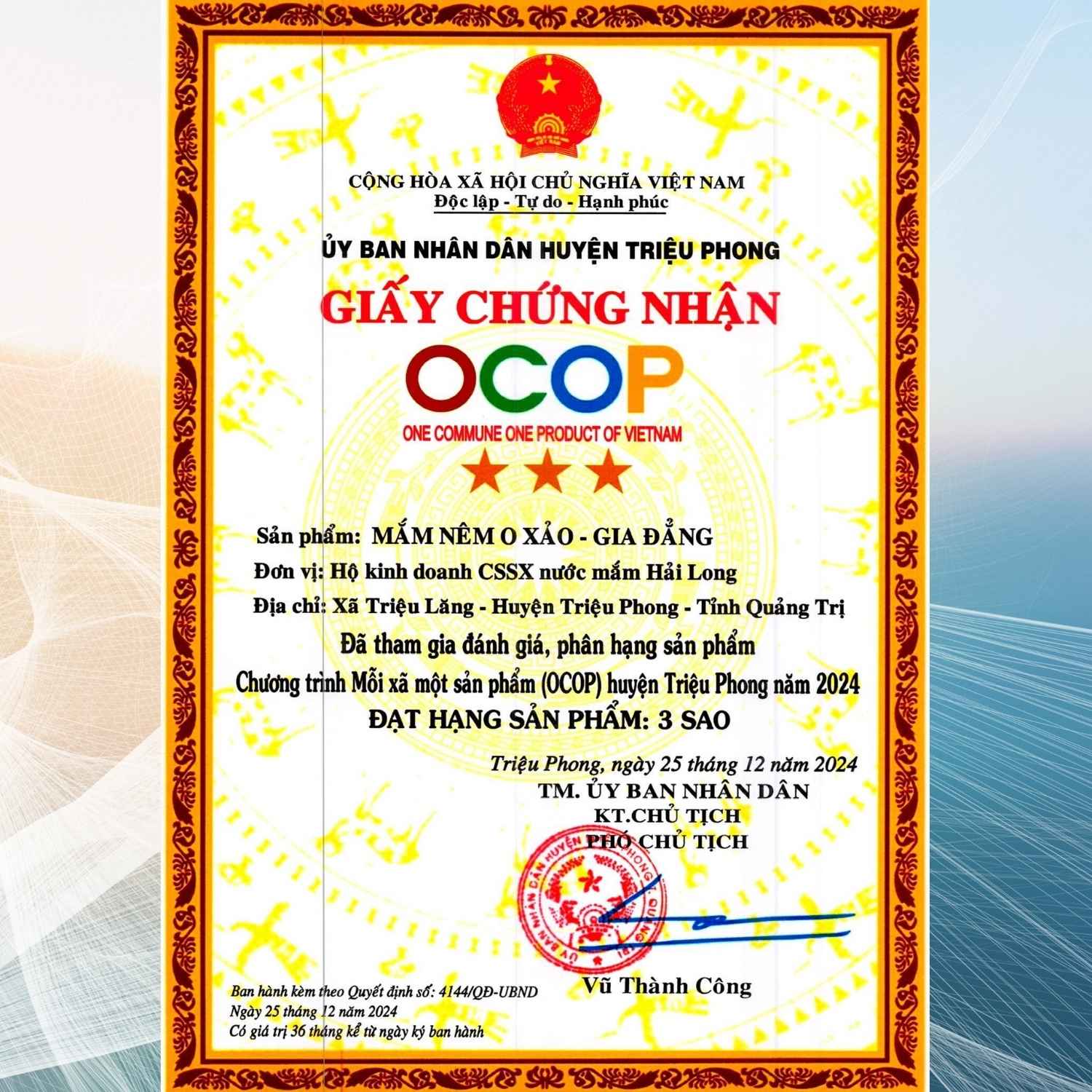 Nước Mắm Gia Đẳng - Nước Mắm Truyền Thống Sạch & Nguyên Chất